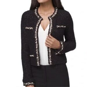 Spring Sweater Black Chic Chanel ish